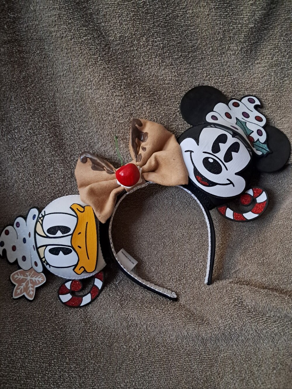 Hot Chocolate Mickey and Donald Ears